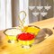 Silver Plated Haldi Kumkum Holder for Home Temple Decorative Haldi Kumkum Stand Diwali Gift Indian Festival Puja Wedding Favor Birthday Housewarming Return Gifts Roli Chawal/rice Holder